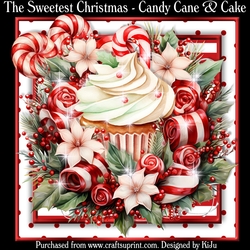 The Sweetest Christmas Candy Cane & Cake