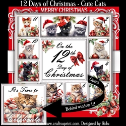12 Days of Christmas - Cute Cats