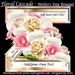 Floral Cascade - Mothers Day Bouquet - Lilies & Roses