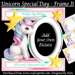 Unicorn Special Day - Frame It
