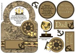 The World to Me Circle Top Aperture Card