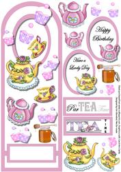 Par-tea-time Large Dl Arch-top Aperture Card
