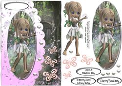 Have a Magical Day, Enchanted Woodland Scene