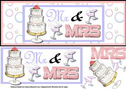 Mr & Mrs Large Dl Landscape Card