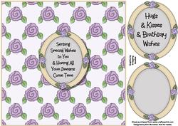 My Special Place 8 x 8 Insert Lilac