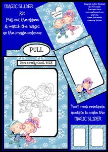 Magic Slider Kit - Cool Christmas Couple