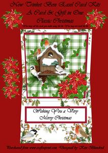 New Trinket Box Easel Card Kit - Classic Christmas