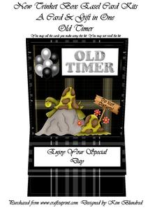 New Trinket Box Easel Card Kit - Old Timer