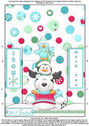 Snow Much Fun - Single Sheet Centre Stepper