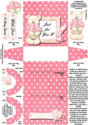 Single-sheet Trinket Bag - Beary Special