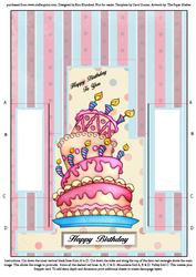 Happy Birthday to You - Single Sheet Centre Stepper