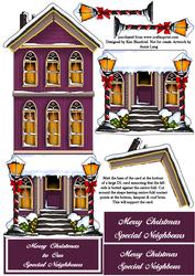 Merry Christmas Special Neighbours Large Dl Shaped Card
