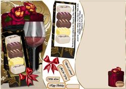 The Little Chocolate Box 8x8 or A5 Topper, Insert & Layers