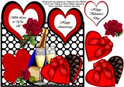 With Love to You Shaped Topper