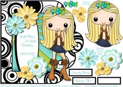 Groovy Chic Double Scallop 8x8 Topper