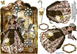 My Fair Lady Scallop Top Steampunk