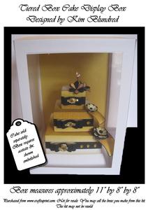 Tiered Box Cake Display Box