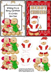 A6 Recipe Book/card Front Christmas 1
