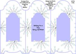 Winterfriends Trifold Card Insert - Penguins 2