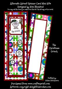 Christmas Grinch - Alternate Advent Slider Card