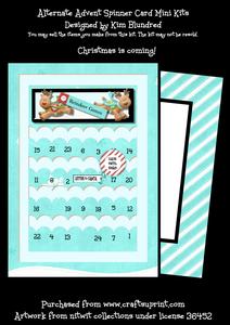 Christmas is Coming - Alternate Advent Slider Card