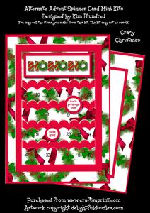 Crazy Christmas - Alternate Advent Slider Card