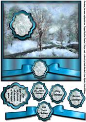 Winter Wonderland 2 - 8x8 Quick Card