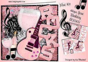 Hope Your Birthday Rocks - Pink - Mini Kit
