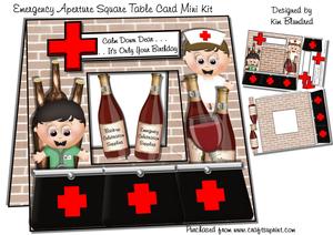 Aperture-square Table-card Mini Kit - Emergency