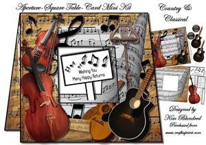 Aperture-square Table-card Mini Kit - Country & Classical