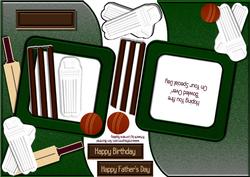 Cricket - Shaped Topper, Insert & Decoupage