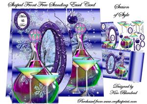 Shaped Front Free Standing Easel - Season of Style