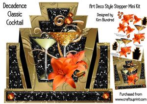 Decadence - Classic Cocktail Art Deco Stepper
