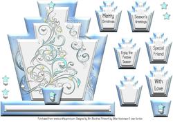 Deco Style Topper - Deck the Halls - Contemporary
