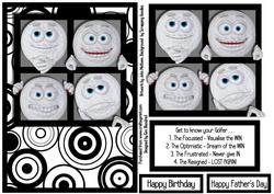 Get to Know Your Golfer A5 Novelty Card