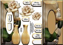 Scalloped-edge Vase Aperture - Antique Rose
