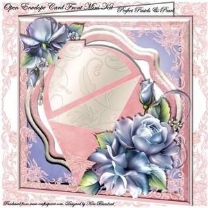 Open Envelope Card Front - Perfect Pastels & Pearl