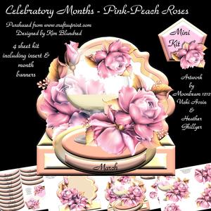 Celebratory Month - Peach-pink Roses