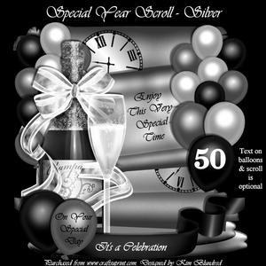 Special Year Scroll - Silver