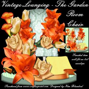 Vintage Lounging - the Garden Room Chair