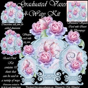 Graduated Vases - 4-way Design