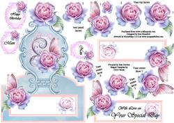 The Little Blue Vase - Shaped Topper