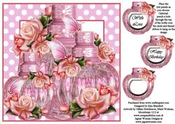 Graduated Perfume Bottles - Quick Topper
