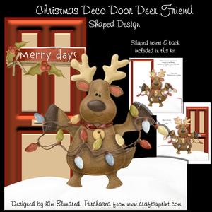 Christmas Deco Door Deer Friend