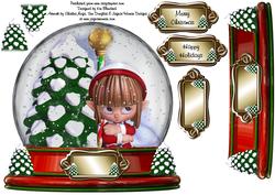 I Don't Want To! Snowglobe Elf