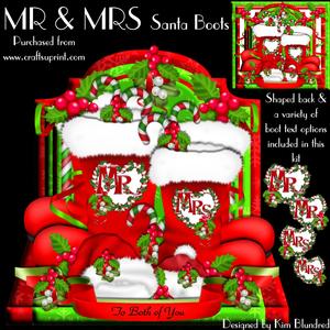 Mr & Mrs Santa Boots