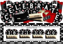 Celebrate in Style - Casino Card