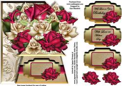 Hand-tied Bouquet - Summer Roses - Over-the-edge