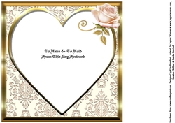 The Bride & Groom - Square Insert