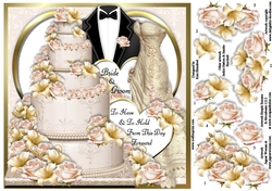 The Wedding Cake - Square Topper